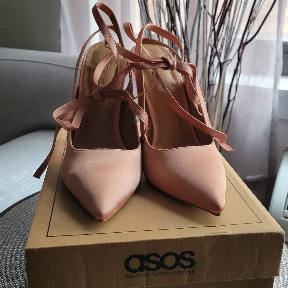 AsSOS Ballet Style Pointed Toe Pumps